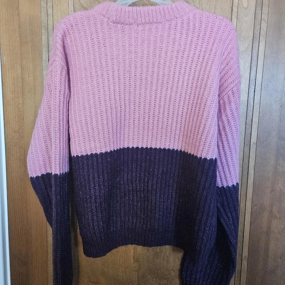 NWT Scotch & Soda Amsterdam Pink Purple Women's Sweater L - Picture 7 of 7
